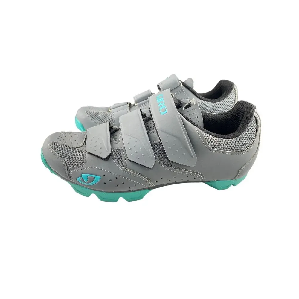 Giro Riela RII Women's Mountain Bike/Cycling Shoes Dark Shadow/Glacier‎ Sz 7.5
